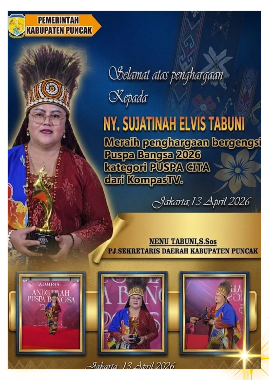 Selamat Atas Penghargaanya